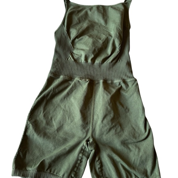 Free People Olive Green Jumpsuit - Picture 2 of 12
